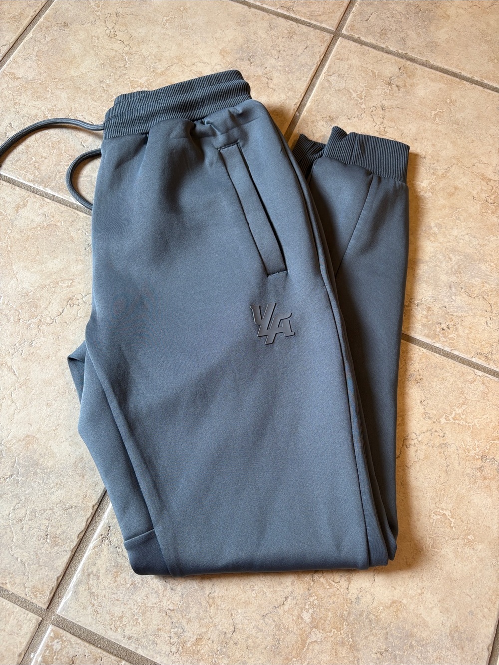 YoungLA Charcoal Track Joggers with Subtle Logo